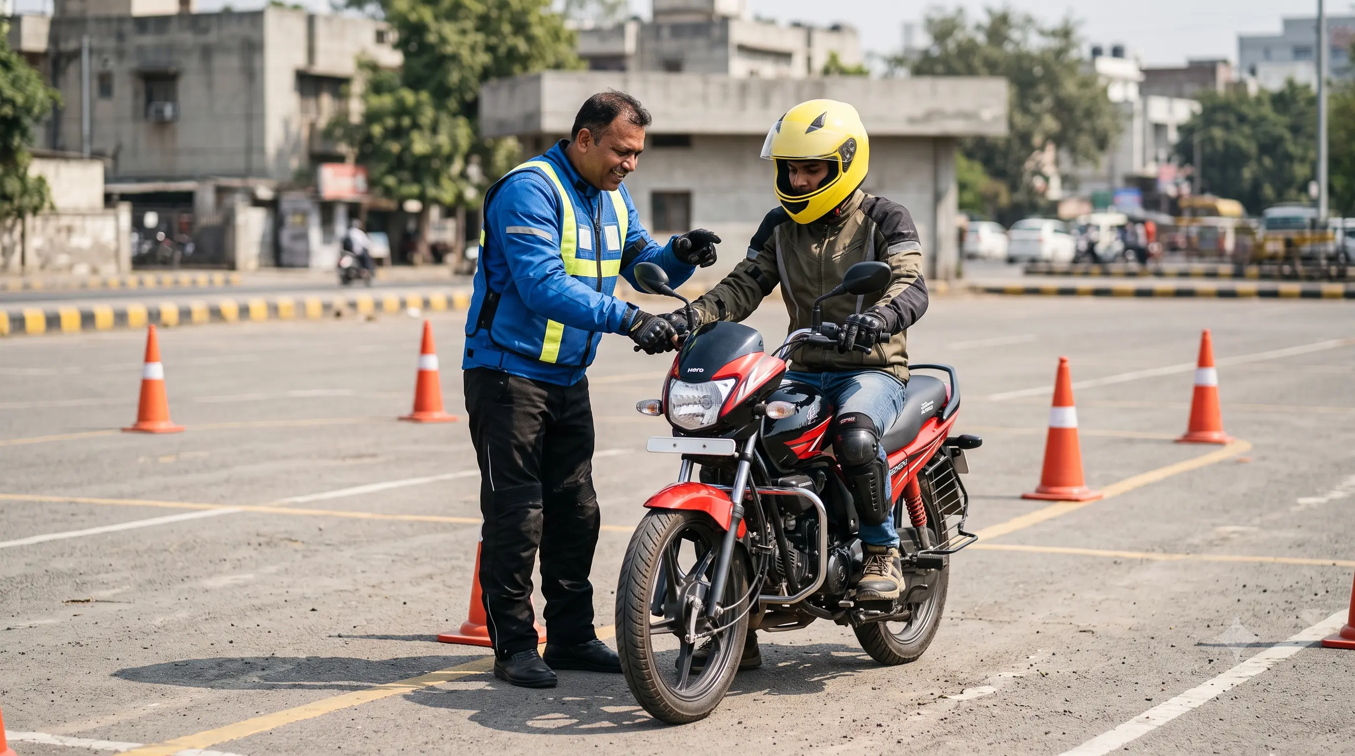 Bike driving training in Bangalore